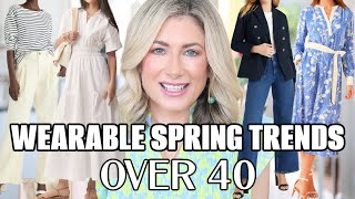 SEVEN Wearable Spring Trends For Women Over 40  Spring Fashion 2024 [upl. by Nayra]