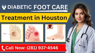 Vital Podiatry Foot and Ankle Specialist  Diabetic Foot Care treatment Houston  281 9374546 [upl. by Nicolai]