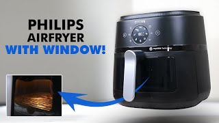 Philips Air Fryer NA231 with a WINDOW  BEST AIRFRYER IN INDIA  Unboxing and Review [upl. by Anneirda]