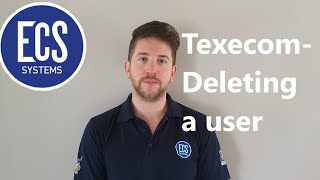 Texecom Deleting Users [upl. by Aicelaf653]