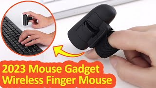 2023 Gadget Mouse  USB Wireless Finger Mouse Review  Optical Bestdo Ring Mouse Trackball [upl. by Tessi908]