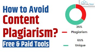 What is Plagiarism amp How to Remove Plagiarism Paid amp Free Plagiarism Checker Tools [upl. by Hahseram]