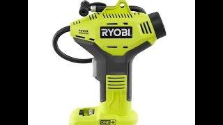 Product Review  Ryobi P737 Power Inflator [upl. by Aileek855]