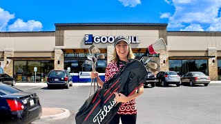 GOODWILL HAD AN ENTIRE COLLECTION OF RARE GOLF CLUBS [upl. by Alys532]