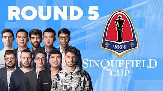 2024 Sinquefield Cup Round 5  GrandChessTour [upl. by Gunilla337]