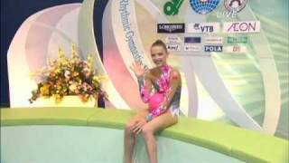 Melitina Staniouta  Ball  Ribbon Mie RG WC 2009 Day5 [upl. by Vtarj]