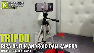 Tripod Keren Harga 50 Ribuan Bisa Untuk Hp Android  Weifeng WT 3110A [upl. by Sholley]