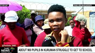 Pupils around Kuruman struggle to get to school due to a lack of scholar transport [upl. by Ebonee]