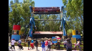 FUN TIME MINERS REVENGE RIDES GOLD REEF CITY [upl. by Dorion890]