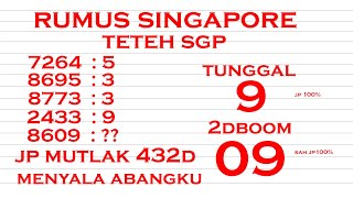 PREDIKSI SGP JITU 12 AGUSTUS 2024  BOCORAN TOGEL SINGAPORE HARI INI  RUMUS TARIKAN PAITO SGP [upl. by Laine]