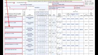 Completing a Certified Payroll Report [upl. by Nolyar]