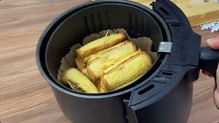 Panqueca com Pão de forma na airfryer [upl. by Odette]