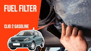 How to replace the fuel filter CLIO 2 12i ⛽ [upl. by Krenek]