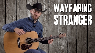 Wayfaring Stranger  Easy Guitar Lesson  How to Play on Guitar in the Style of Johnny Cash [upl. by Ivanna636]