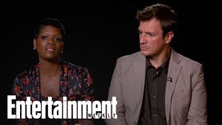 Nathan Fillion Teases Starting Over On The Rookie  Entertainment Weekly [upl. by Mannos85]