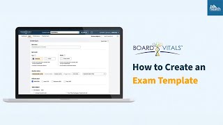 BoardVitals Training Video How to Create a Template [upl. by Losiram]