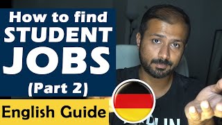 How to find Student Jobs in Germany Part 2 [upl. by Ecnerol319]