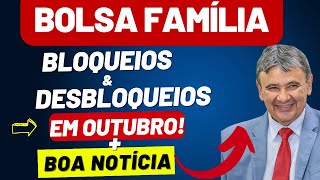 🚨 BOLSA FAMÍLIA em OUTUBRO DESBLOQUEIOS e NOVOS BLOQUEIOS CONFIRMADOS  MINISTRO DÁ ÓTIMA NOTÍCIA [upl. by Simmonds907]