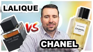 Sycomore  CHANEL vs Encre Noir Extreme  LALIQUE  AND THE WINNER IS [upl. by Pengelly]