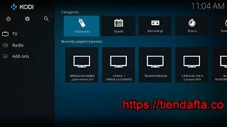 Wetek Play  Libreelec 825  Tvheadend HTSP client [upl. by Mauceri]