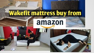 Amazon Wakefit orthopedic memory foam MATTRESS 2022  UNBOXING amp REVIEW after 5 month Trial 😱🙄✌ [upl. by Ryder]