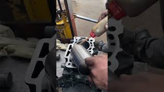 sleevs cylinder engine liner boring tatamotors repairing youtubeshorts [upl. by Tillion]