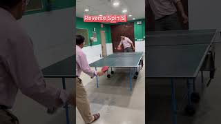 How to return table tennis spin serve tabletennis shorts [upl. by Demetris]