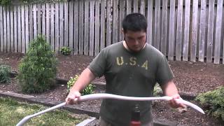 The Hobbit Inspired Elven PVC Horsebow 4045 Pounds Part 2 [upl. by Pish]