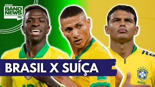 BRASIL JOGA CONTRA A SUÍÇA PELA COPA DO MUNDO DO CATAR  28112022 [upl. by Wordoow]