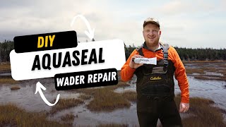 How To Repair Neoprene Waders With Aquaseal FD  DIY [upl. by Armilda]