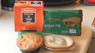 PUKKA All STEAK PIE Vs HOLLANDS STEAK PIE  Morrisons  Food Review [upl. by Ulrich22]