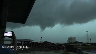 Severe Thunderstorms and Funnel Cloud May 13 2024 [upl. by Anassor]