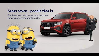 2024 Volkswagen Teramont A spacious stylish and safe family SUV [upl. by Natala]