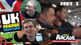 UK ARCADE ADVENTURE  PART 1  Play Expo Manchester 2017 Retro Games Party Tour [upl. by Afrika142]