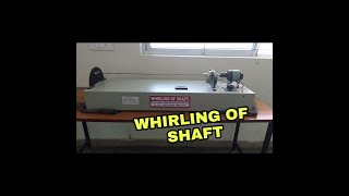 Whirling of shaft or critical speed of the rotating shaft [upl. by Fidele838]