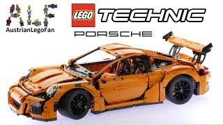 Lego Technic 42056 Porsche 911 GT3 RS  Lego Speed Build Review [upl. by Ajup]