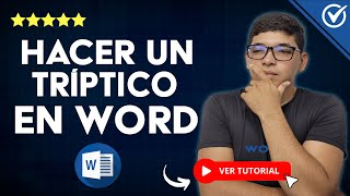 Cómo Hacer un TRÍPTICO en Word e Imprimirlo  ​🖨️​ Aprende a Diseñar Trípticos Bonitos ​🖨️​ [upl. by Marylou173]