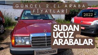 ALMANYA´DA EN UCUZ ARABA FİYATLARI 2022  1 Aylık Maaşınızla Araba Alabilirsiniz [upl. by Fineberg]