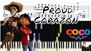 SHEET MUSIC Proud Corazon Coco [upl. by Ahsemac]