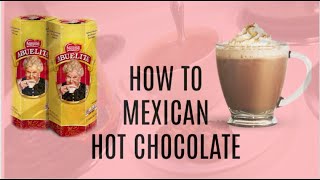 How to make MEXICAN hot chocolate ABUELITA CHOCOLATE [upl. by Ahseei]