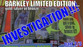 INVESTIGATION pt23 ☆ 6x BARKLEY LE ☆ MOTD SPECIAL ☆ Topps Match Attax 2015 Trading Cards [upl. by Aynik819]