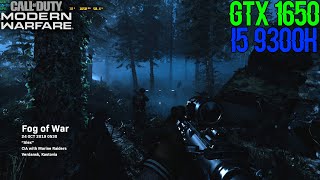 Call of Duty Modern Warfare  GTX 1650 amp i5 9300H  BEST Settings  Acer Nitro 5 [upl. by Georgianna]