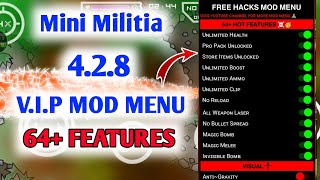 Mini Militia 428 Pro Pack Unlock 🔓 Mod Apk Download [upl. by Jerrylee]