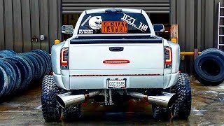 Best Diesel Trucks Compilation  Big Rolling Coal 2023 [upl. by Ynattyrb766]