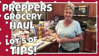 Prepper Pantry Haul  Lots of PREPPER TIPS [upl. by Marylynne268]