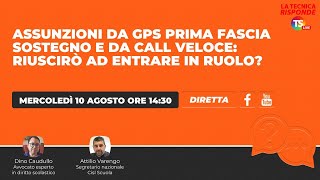 Assunzioni da Gps prima fascia sostegno e da call veloce riuscirò ad entrare in ruolo [upl. by Arrim302]