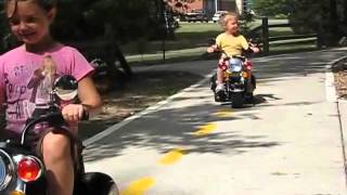 Toddler Motorcycle Lil Rider Harley Style Wild Child Motorcycle 2  4 years [upl. by Lilac2]