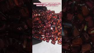 Rhodolite garnet from Africa weight 235 carat 6x4 size [upl. by Lion509]