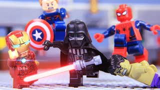 LEGO STAR WARS The Rise of Darth Vader vs Avengers [upl. by Dix]