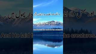 surah rahman beautiful recitation 10to12 [upl. by Ferrand]